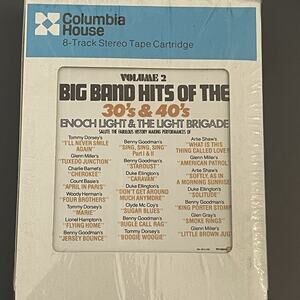 Vintage Big Band Hits 30S 40S Vol 2 Columbia House 8-Track Stereo Cartridge